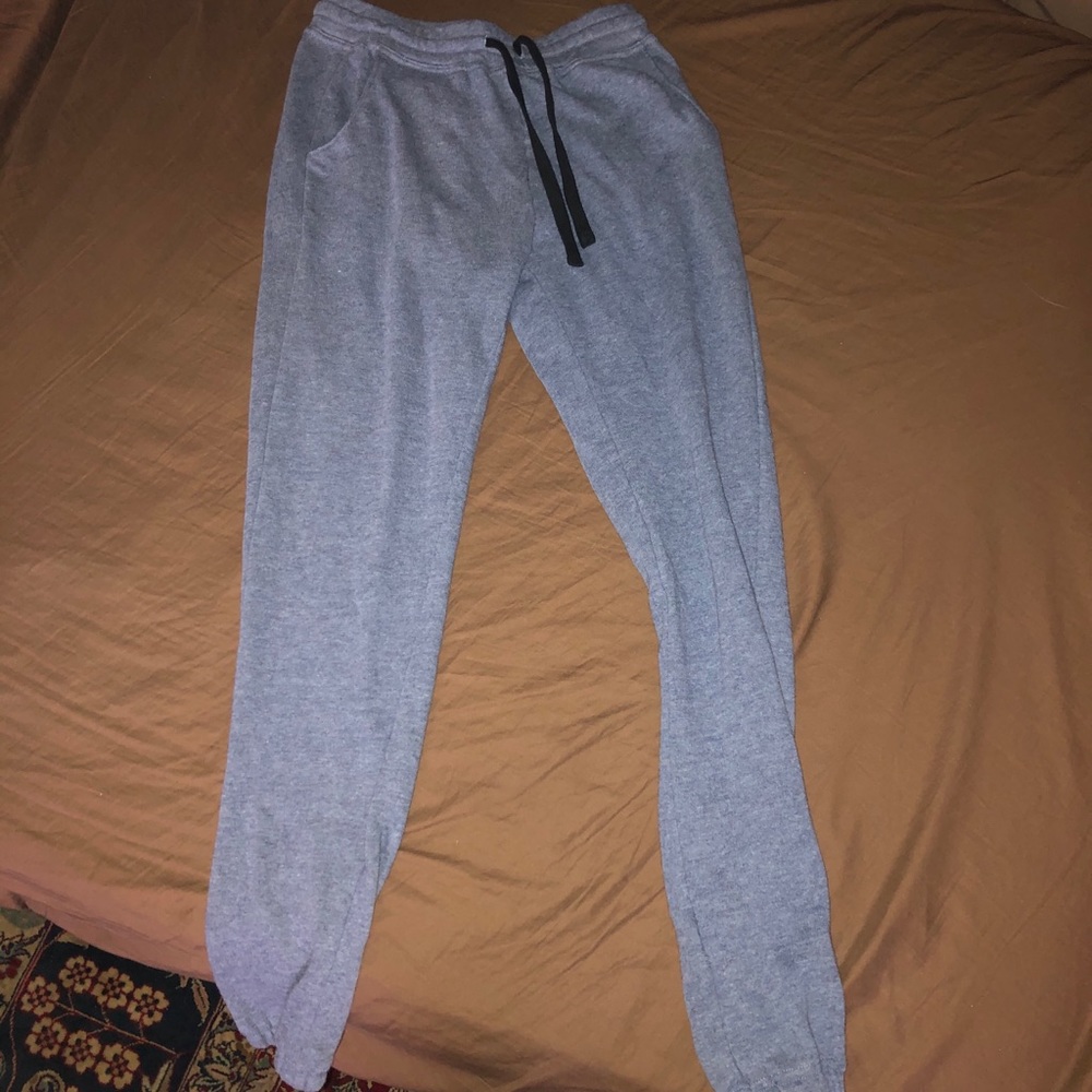 Grey sweatpants